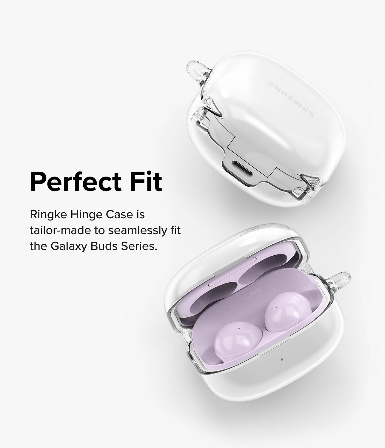 Galaxy Buds FE / 2 Pro / Buds 2 / Galaxy Buds Pro / Live Case | Hinge - Perfect Fit