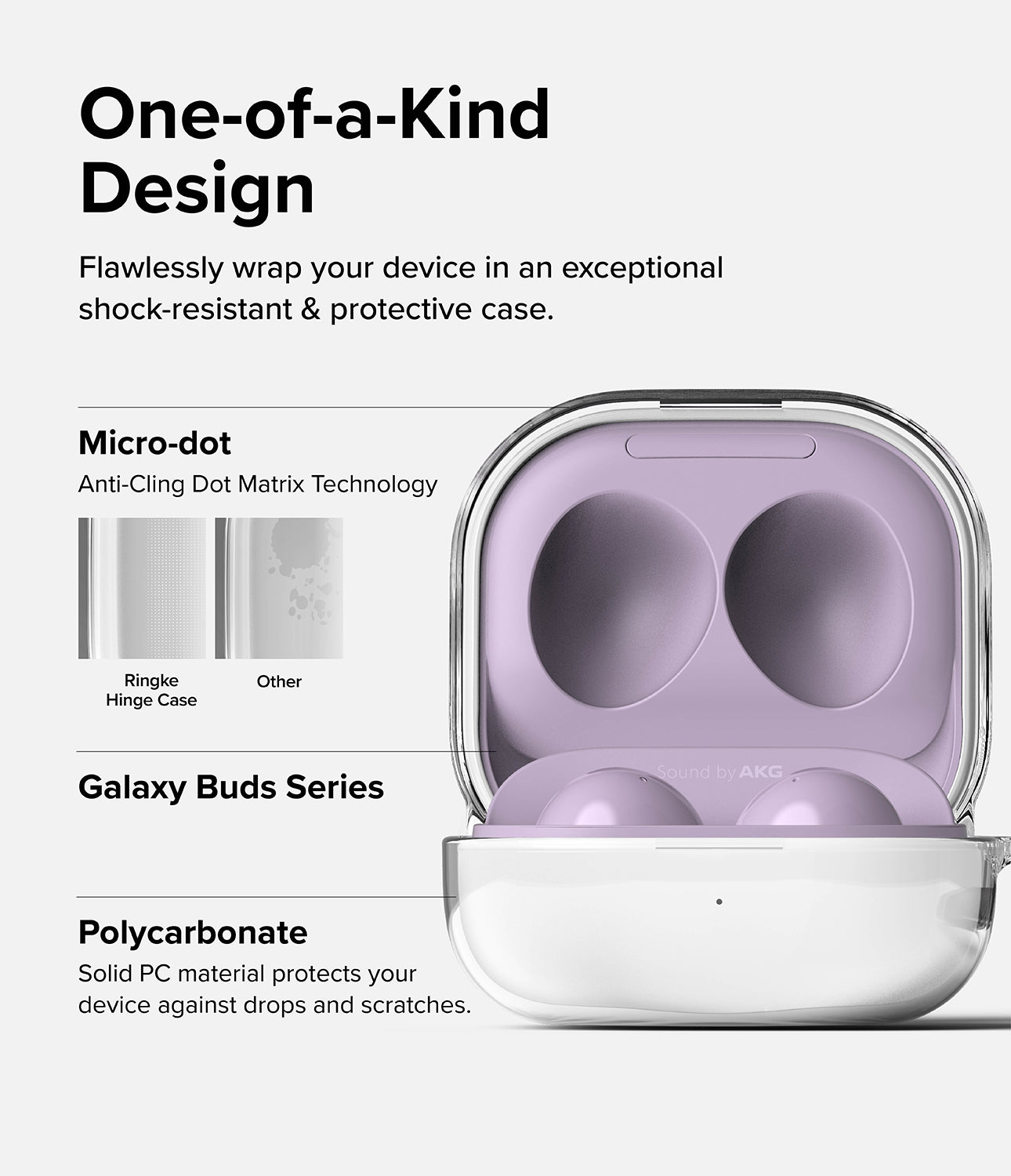 Galaxy Buds FE / 2 Pro / Buds 2 / Galaxy Buds Pro / Live Case | Hinge - One of a Kind Design