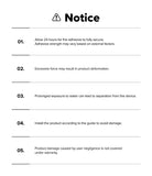 Forerunner 265 | Bezel Styling - A numbered list of five installation and care warnings for a watch bezel accessory.