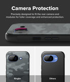 Google Pixel 10a Case | Onyx - Comparison showing the Onyx case's precise camera cutout versus a generic case's damage.