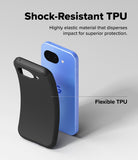 Ringke Onyx Magnetic black rugged phone case for Google Pixel 10a - shock-resistant TPU phone cases on a gray background