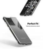 Ringke Galaxy S20 Ultra Case, FUSION, CLEAR, perfect fit