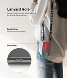 lanyard holes available on both sides of the case to attach accessories
