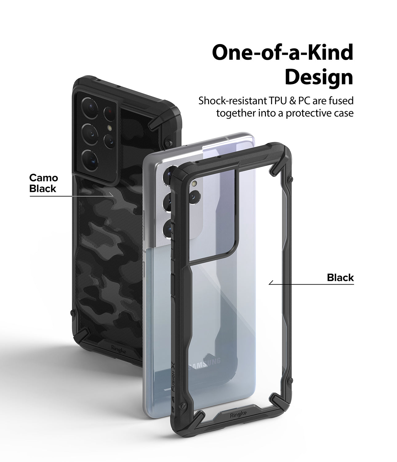 Samsung Galaxy S21 Ultra Protective Case | Ringke Fusion-X