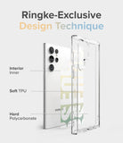 Galaxy S22 Ultra Case | Fusion Design - Seoul- Ringke Exclusive Design Technique. Interior Inner. Soft TPU. Hard Polycarbonate.