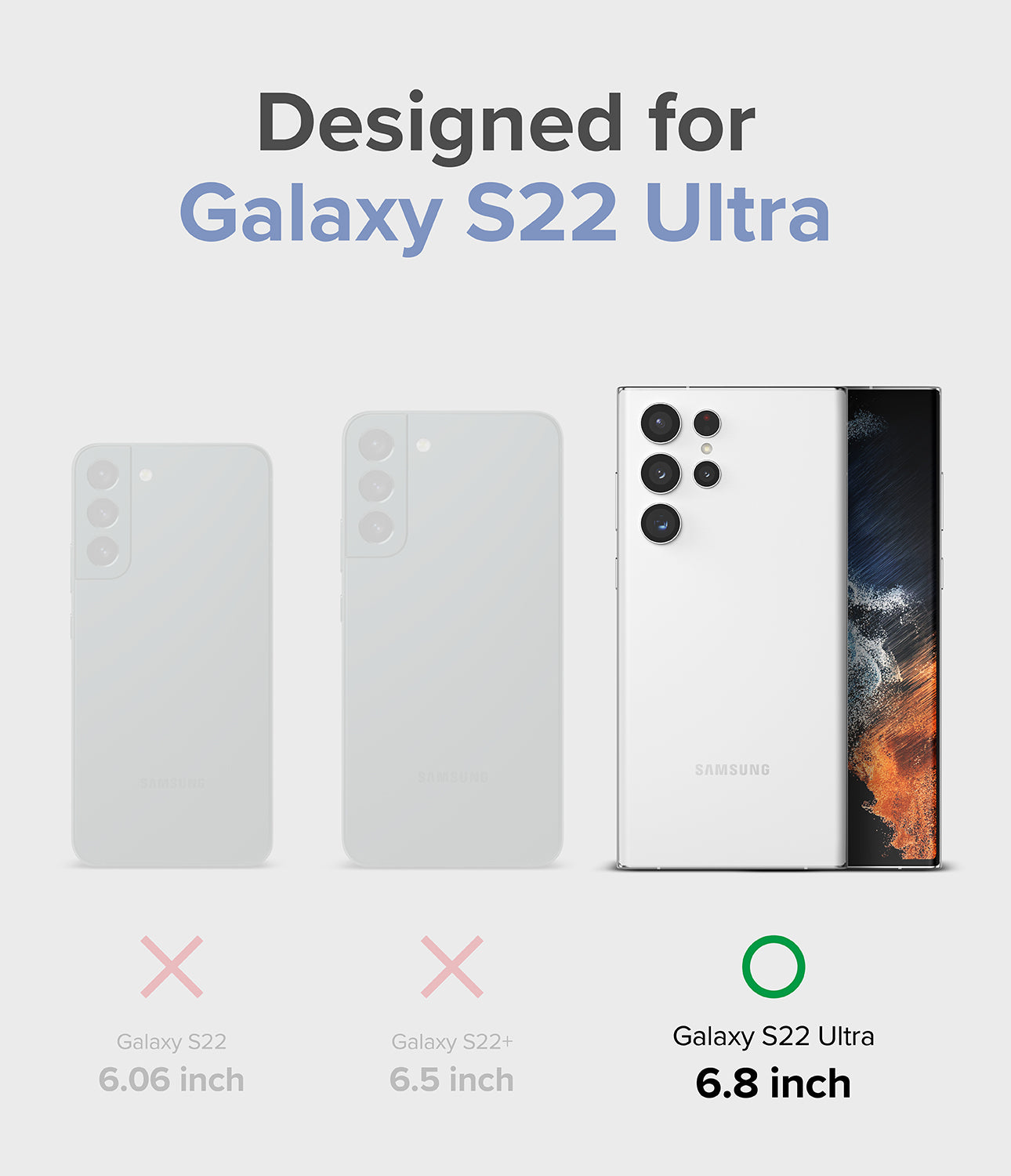 Galaxy S22 Ultra Case | Fusion Design - Wild Flowers- Designed for Galaxy S22 Ultra