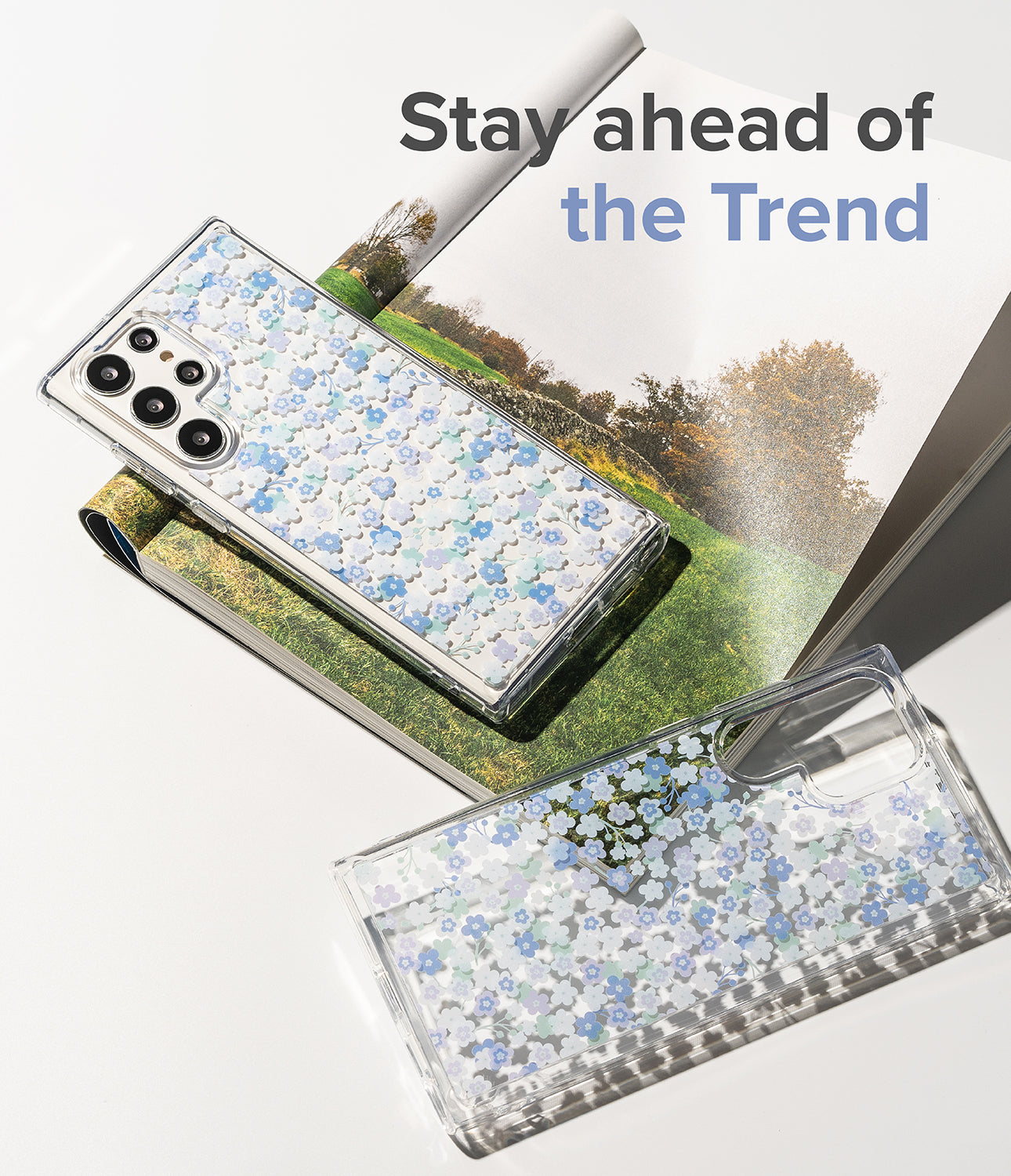 Galaxy S22 Ultra Case | Fusion Design - Wild Flowers - Stay ahead of the Trend
