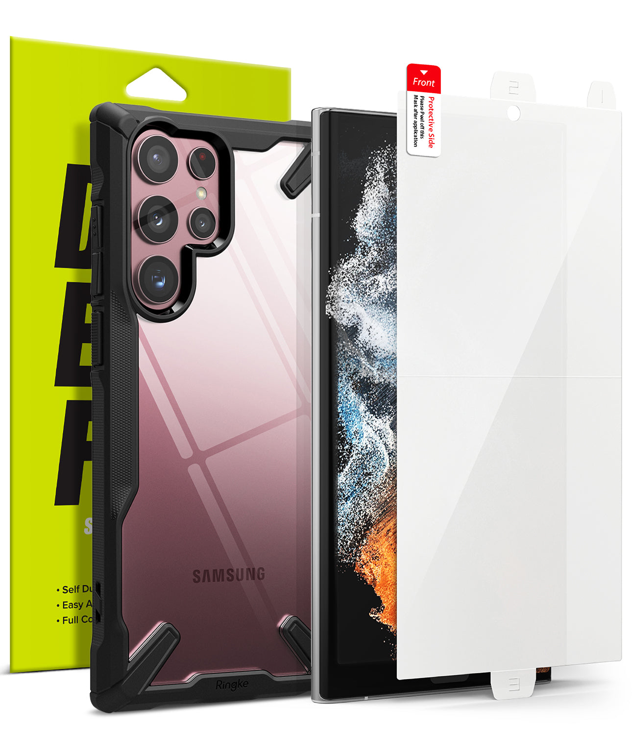 Galaxy S22 Ultra Case Combo | Fusion-X Case + Screen Protector