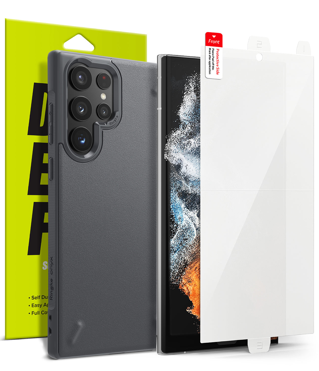 Galaxy S22 Ultra Case Combo | Onyx + Screen Protector