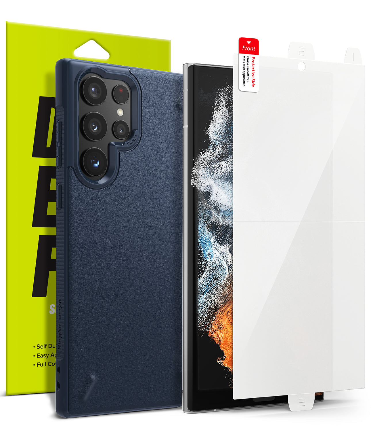 Galaxy S22 Ultra Case Combo | Onyx + Screen Protector