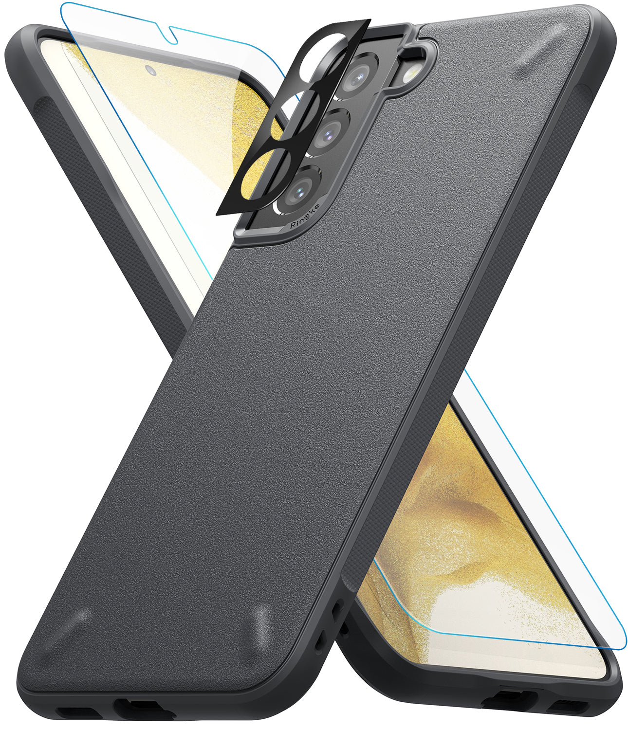 Galaxy S22 Plus Case Combo | Onyx Case + Screen Protector + Camera Protector