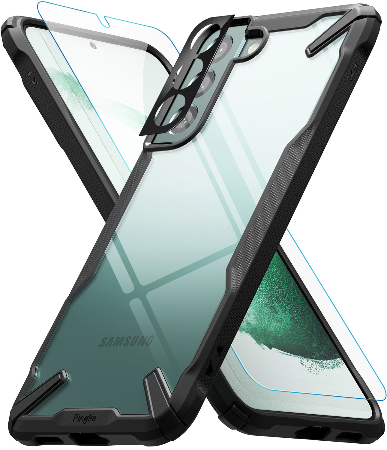 Galaxy S22 Plus Case Combo | Fusion-X Case + Screen Protector + Camera Protector