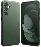 Galaxy S23 FE Case | Onyx - Matte dark green phone case shown from back and front with textured finish and camera cutouts.