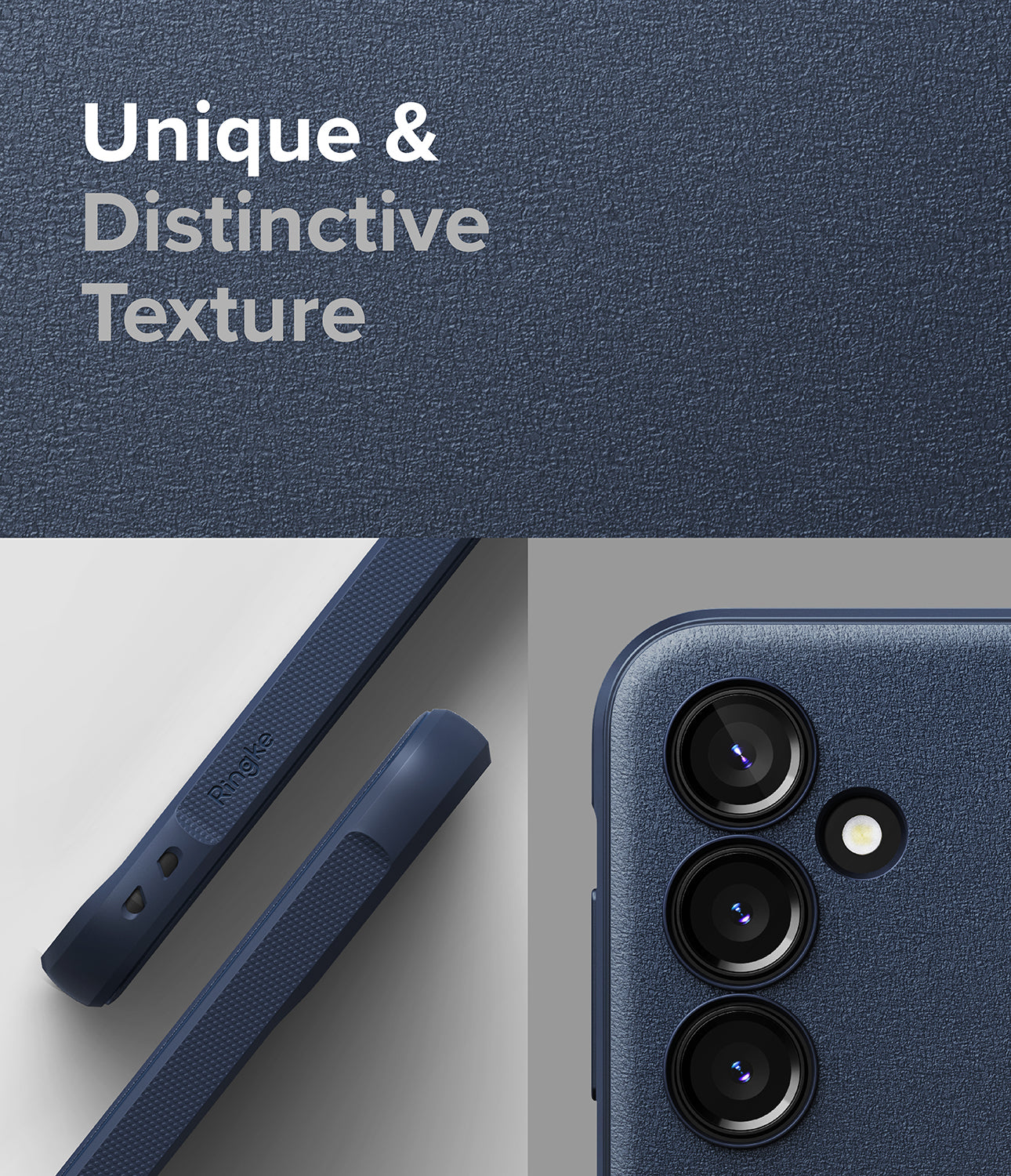 Galaxy S23 FE Case | Onyx-Navy - Unique and Distinctive Texture.