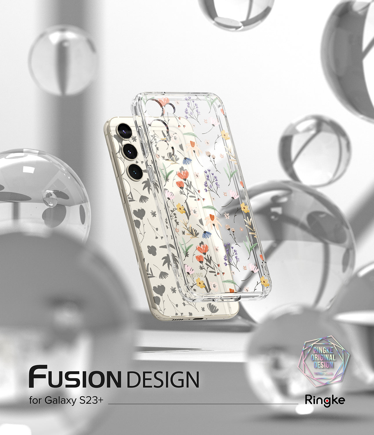 Galaxy S23 Plus Case | Fusion Design Dry Flowers - By Ringke
