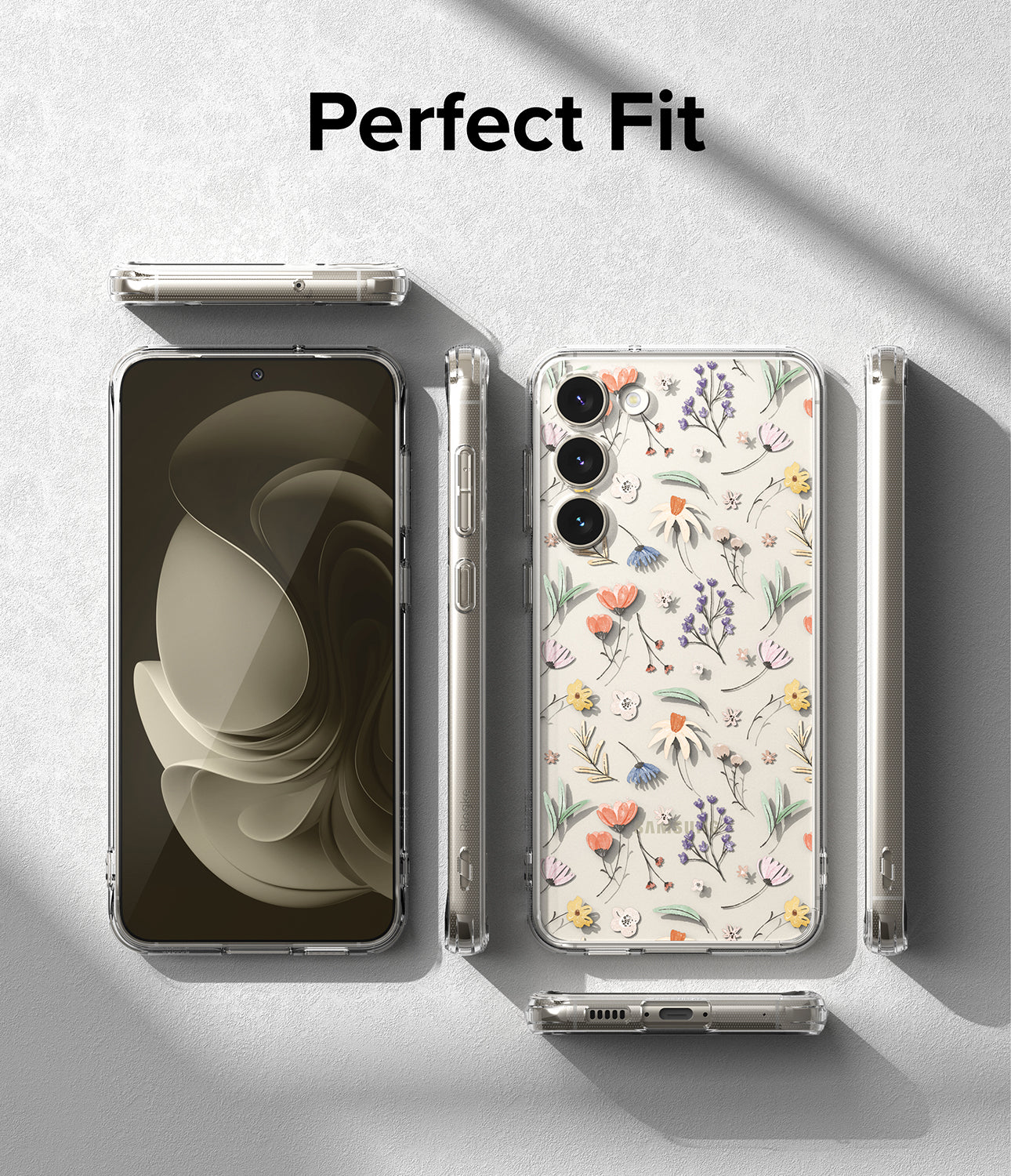 Galaxy S23 Plus Case | Fusion Design Dry Flowers - Perfect Fit.