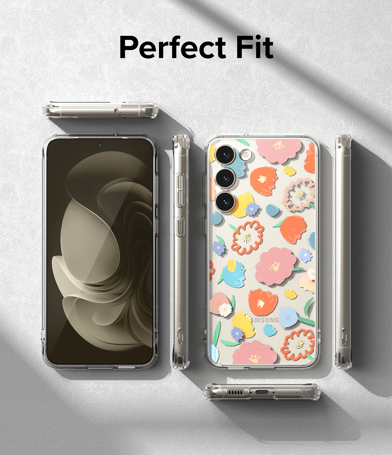 Galaxy S23 Plus Case | Fusion Design Floral - Perfect Fit.