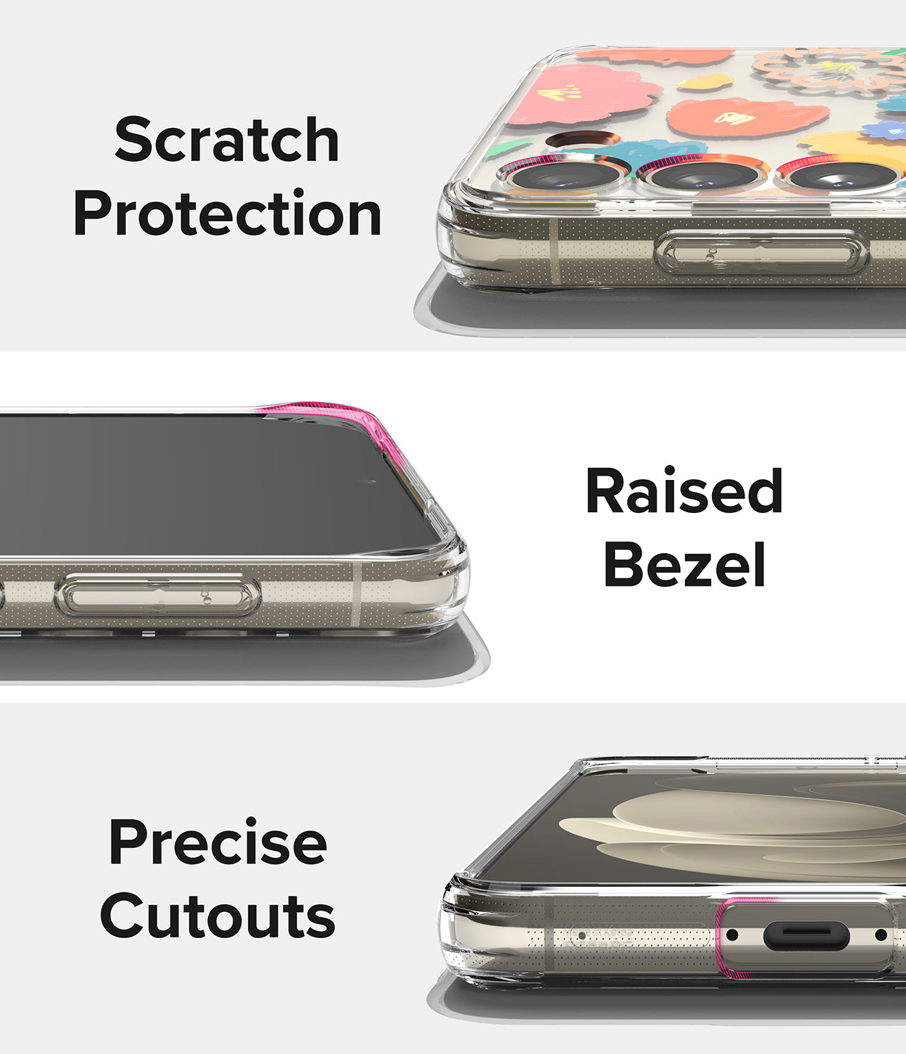 Galaxy S23 Plus Case | Fusion Design Floral - Scratch Protection. Raised Bezel. Precise Cutouts.