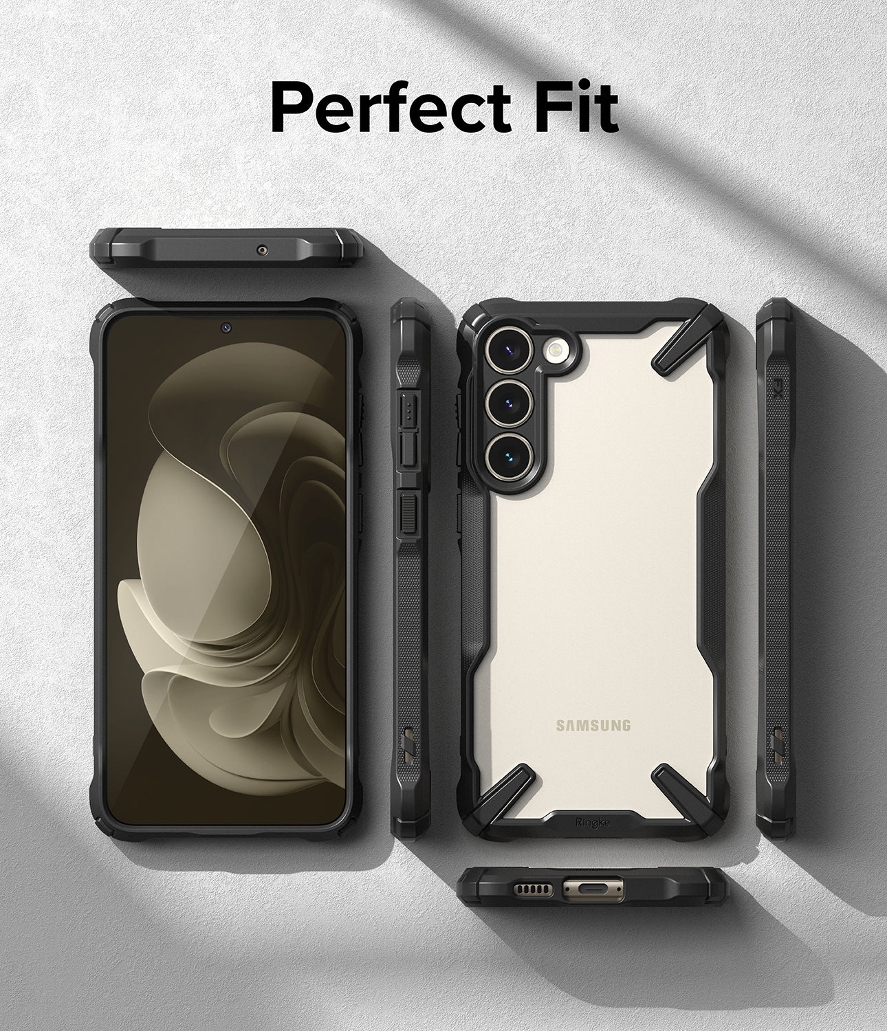 Galaxy S23 Plus Case | Fusion-X - Black - Perfect Fit.