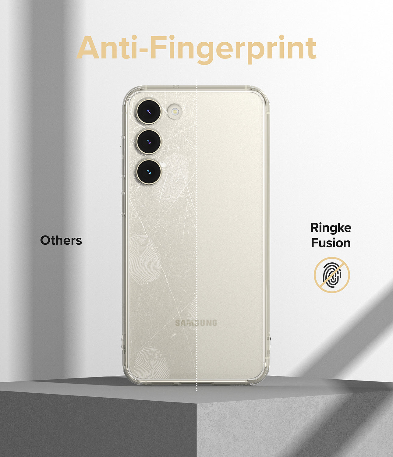 Galaxy S23 Plus Case | Fusion Matte Clear - Anti-Fingerprint.