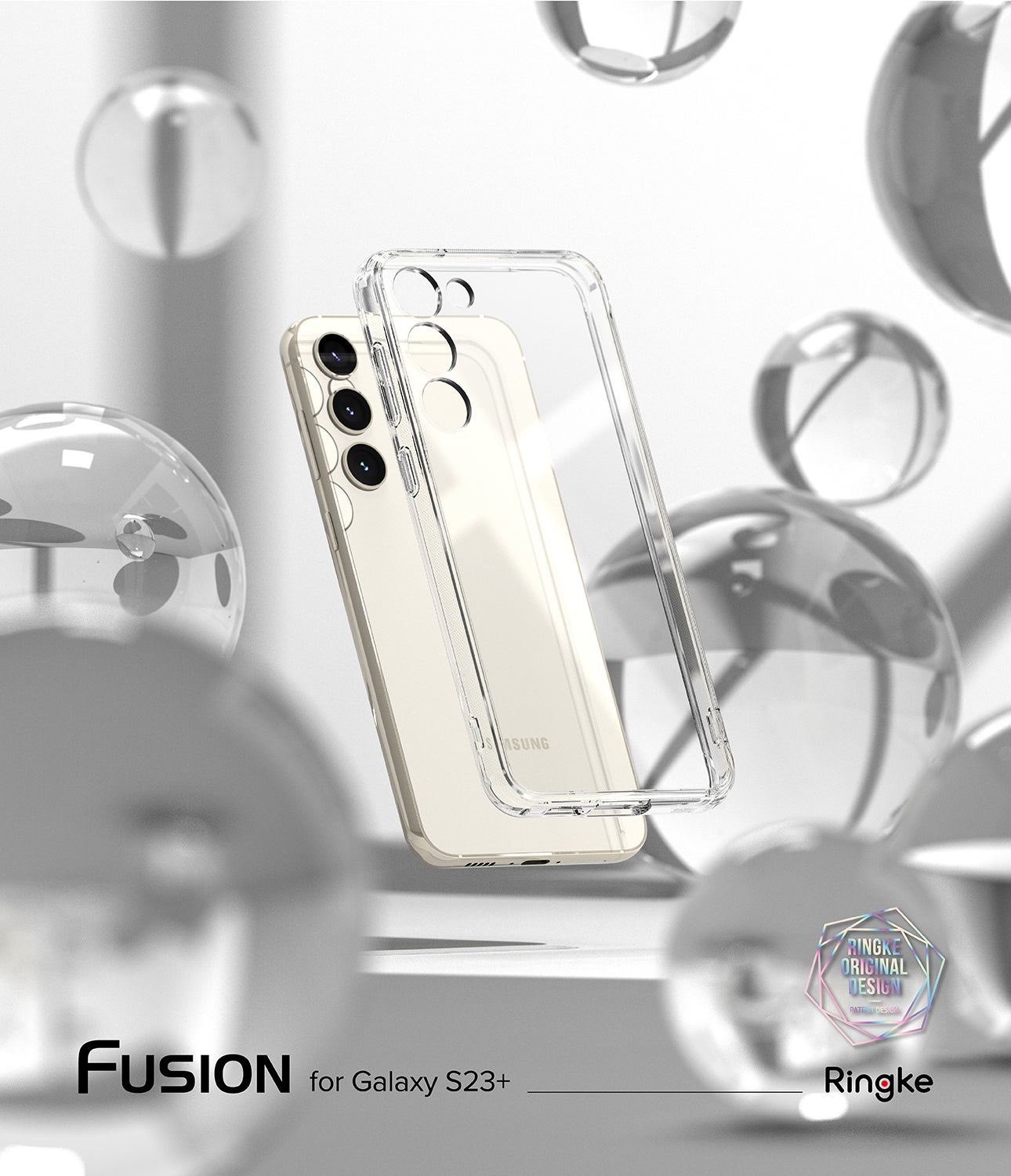 Galaxy S23 Plus Case | Fusion Matte Smoke Black - By Ringke