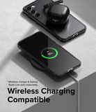 Galaxy S23 Plus Case | Fusion Matte Smoke Black - Wireless Charging Compatible.