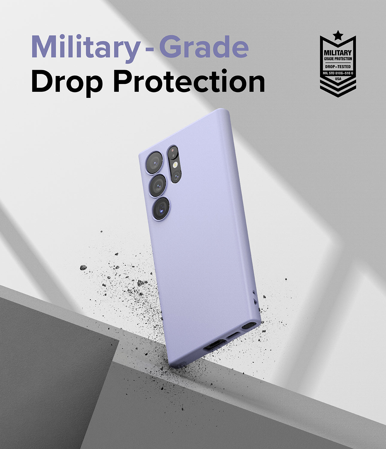 Galaxy S23 Ultra Case | Air-S Lavender - Military-Grade Drop Protection.