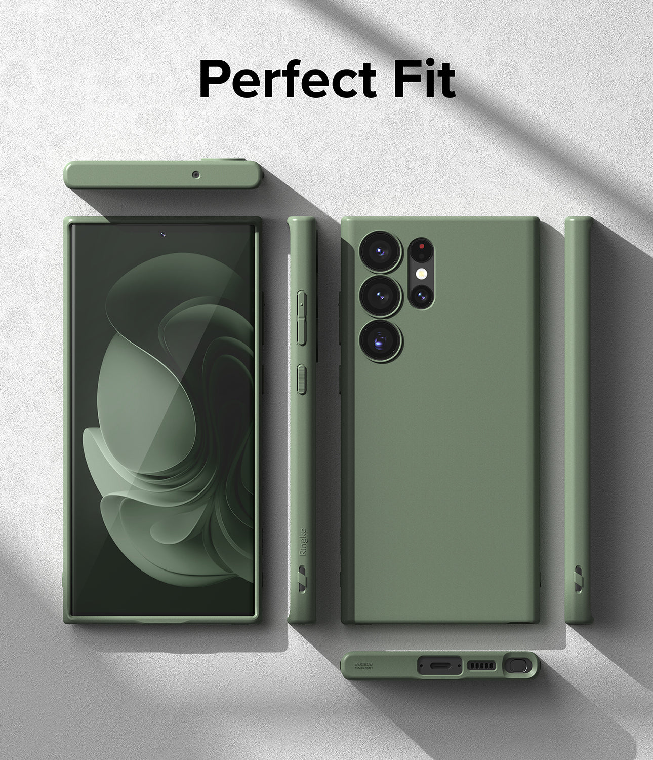 Galaxy S23 Ultra Case | Air-S Quite Green - Perfect Fit.