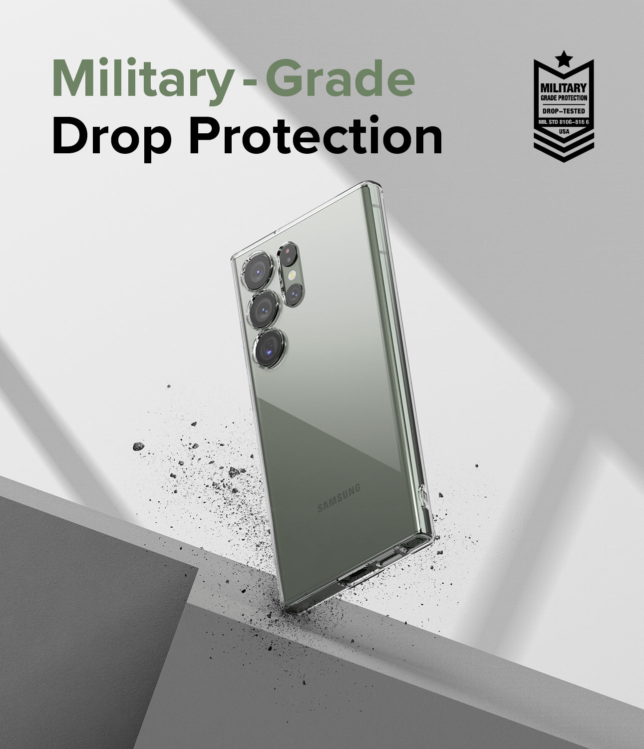 Galaxy S23 Ultra Case | Air Clear - Military-Grade Drop Protection