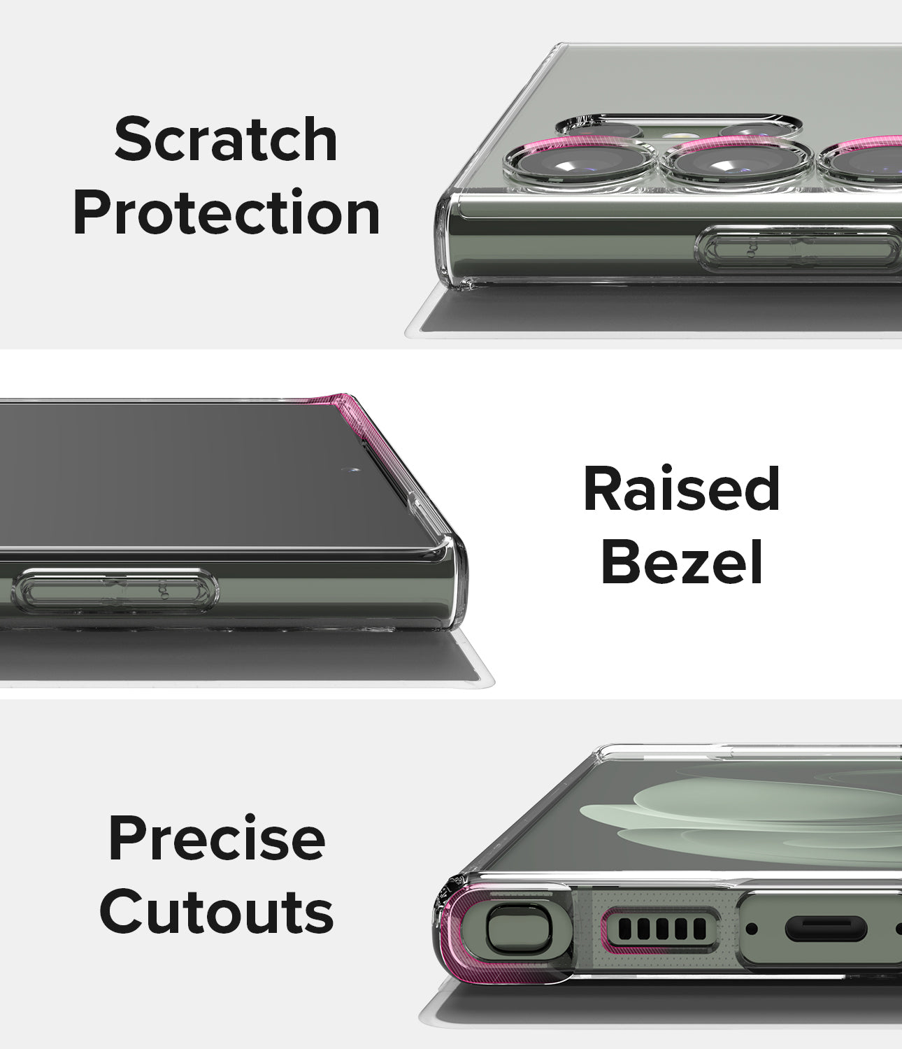 Galaxy S23 Ultra Case | Air Clear - Scratch Protection. Raised Bezel. Precise Cutouts.