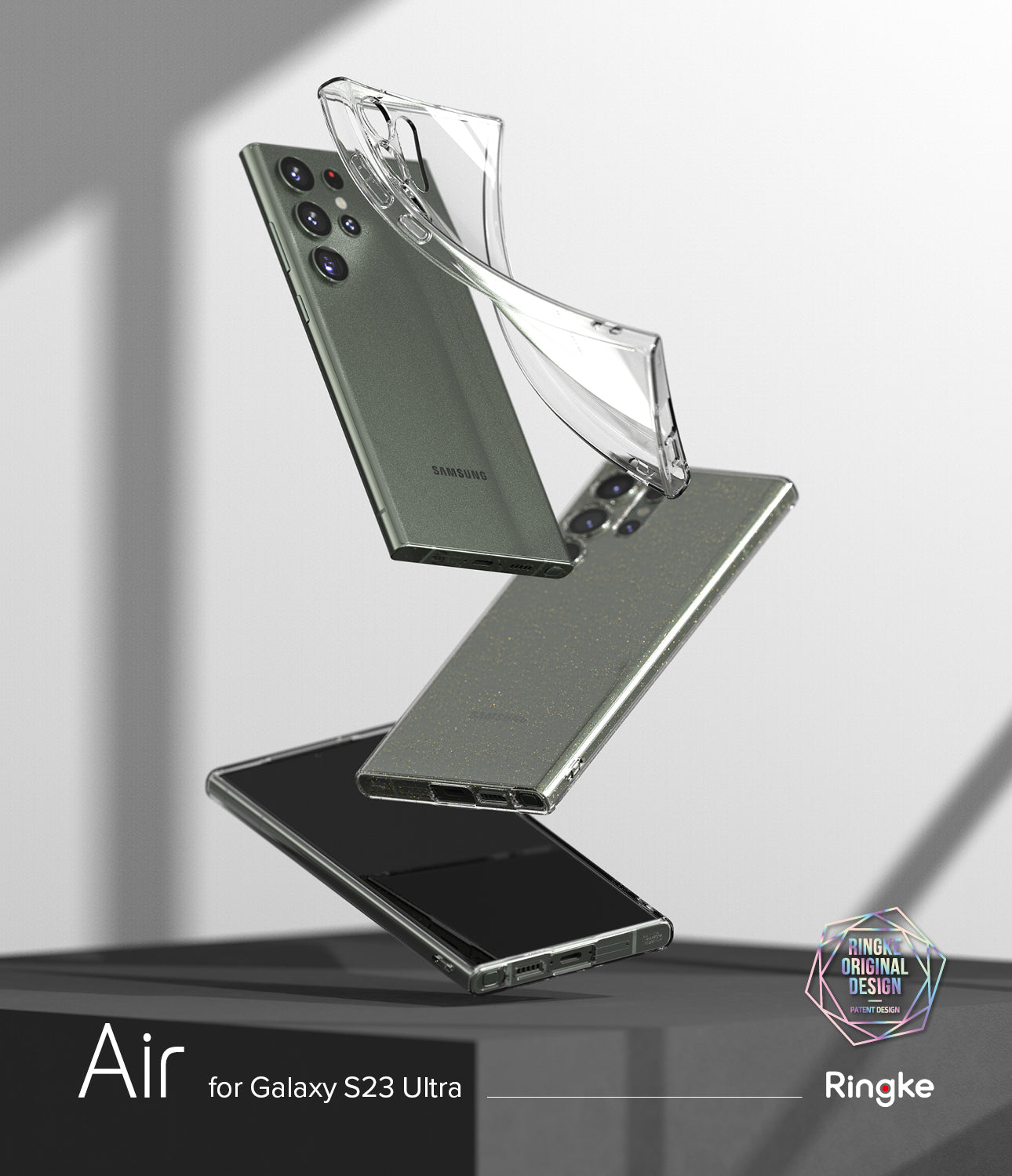 Galaxy S23 Ultra Case | Air Glitter Clear - By Ringke