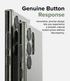Galaxy S23 Ultra Case | Air Glitter Clear- Genuine Button Response. Innovative, precise design lets you experience a smooth, natural button press without discrepancy. 