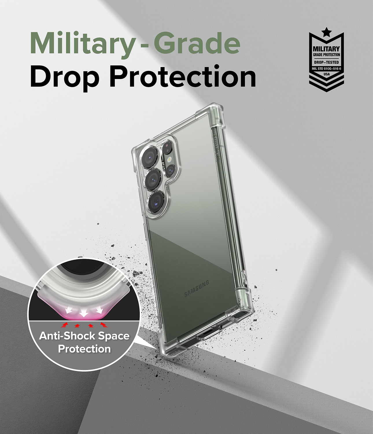 Galaxy S23 Ultra Case | Fusion Bumper - Clear - Military-Grade Drop Protection