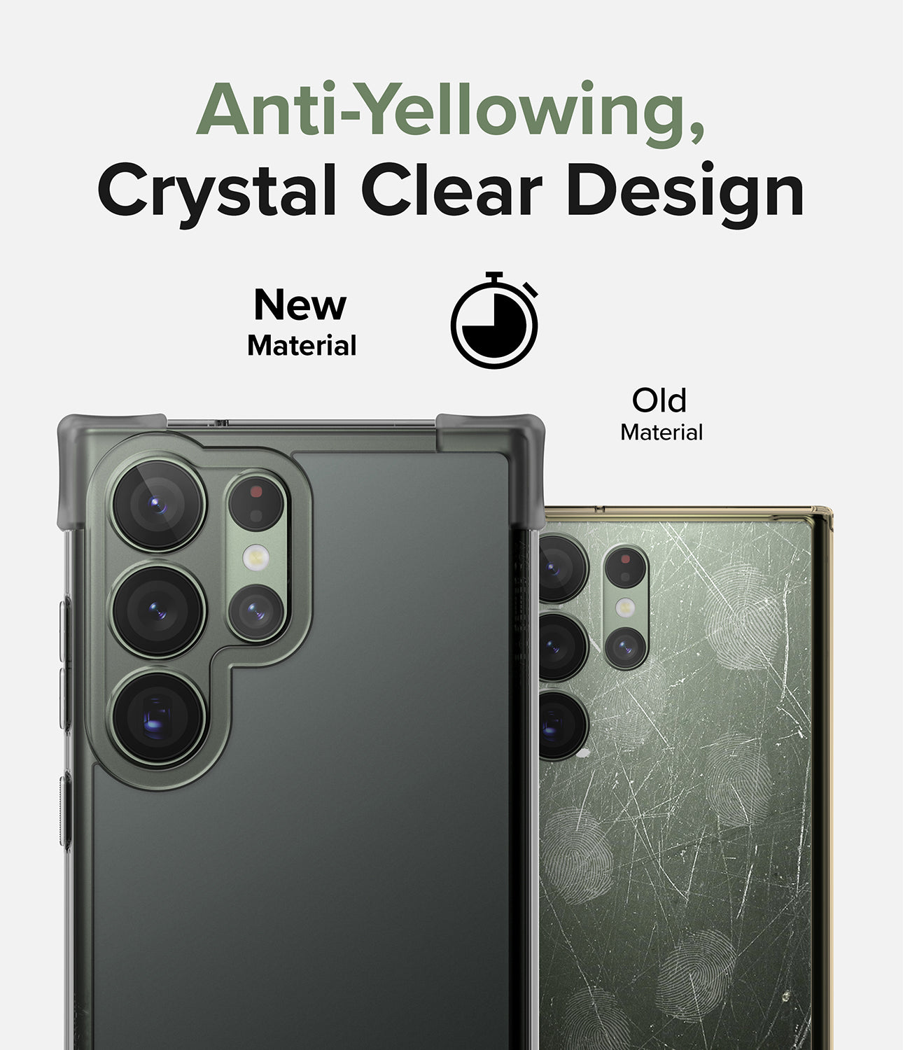 Galaxy S23 Ultra Case | Fusion Bumper - Matte Smoke Black - Anti-Yellowing, Crystal Clear Design.