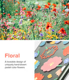 Galaxy S23 Ultra Case | Fusion Design Floral - A lovable design of uniquely hand-drawn pastel color flowers.