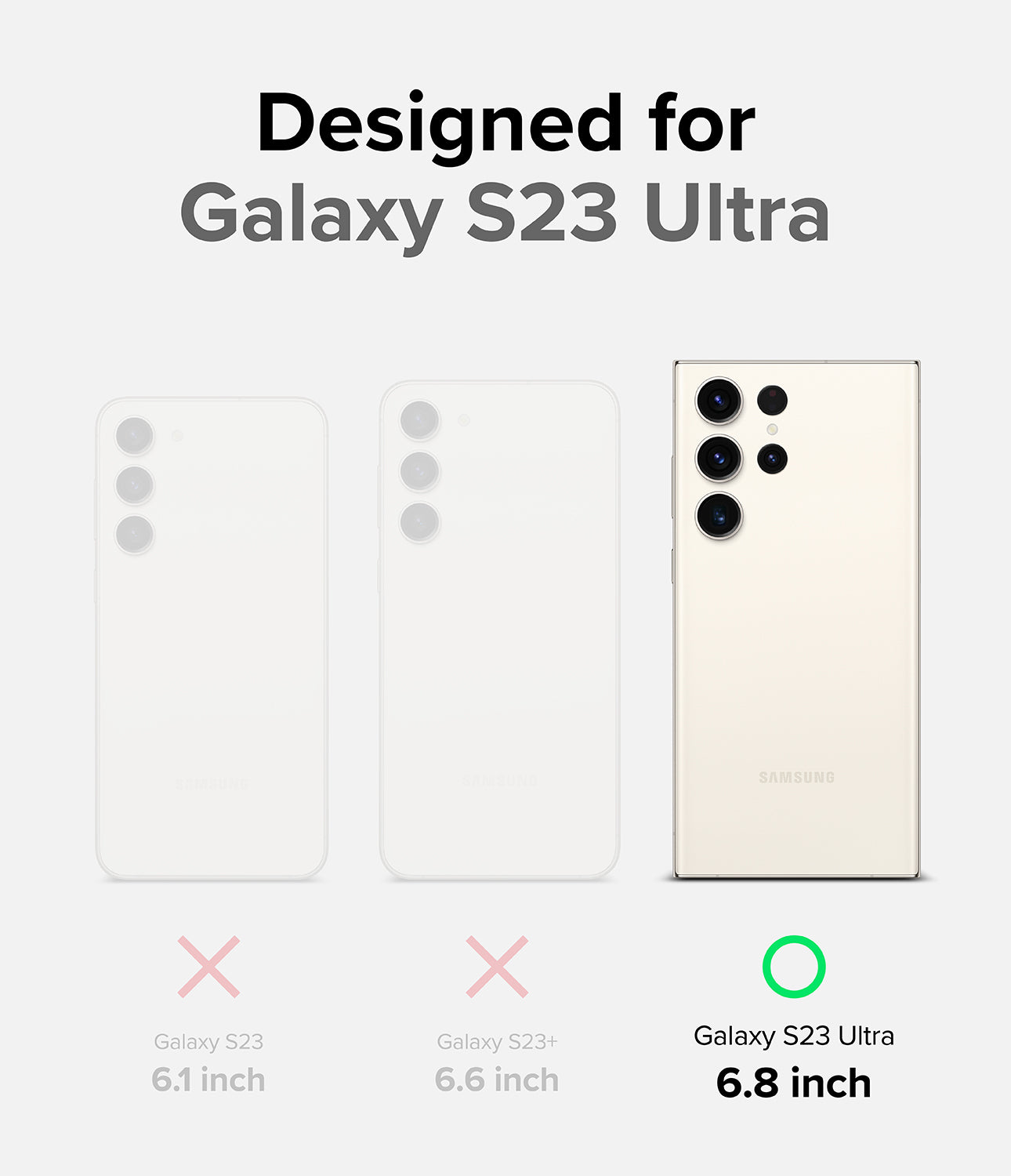 Galaxy S23 Ultra Case | Fusion-X - Black - Designed for Galaxy S23 Ultra