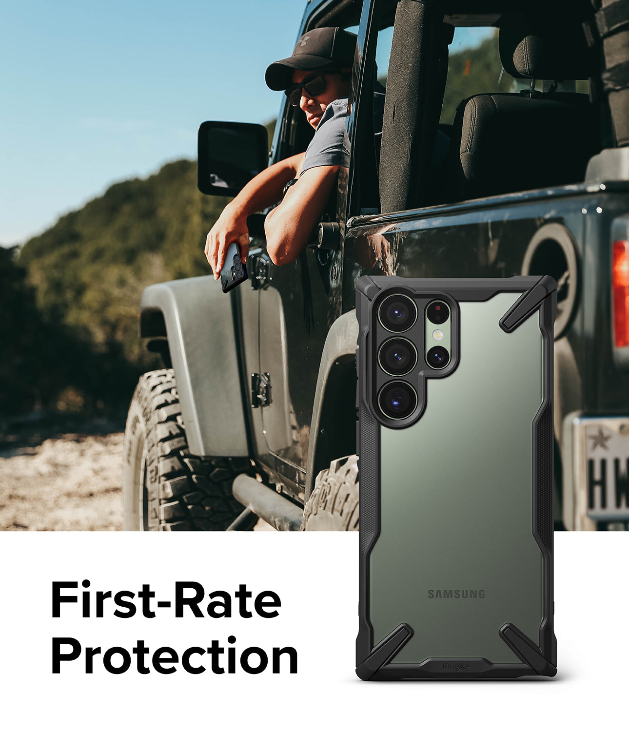 Galaxy S23 Ultra Case | Fusion-X - Black - First-Rate Protection
