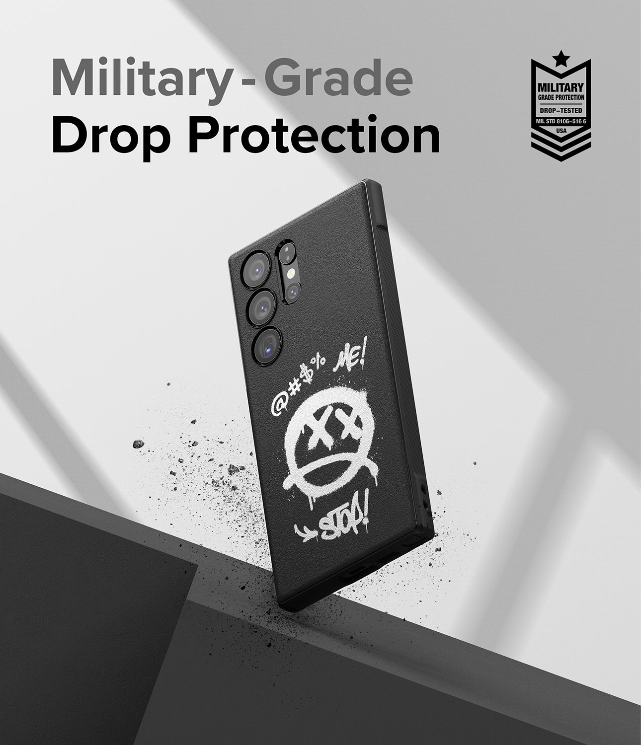 Galaxy S23 Ultra Case | Onyx Design Graffiti - Military-Grade Drop Protection.