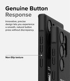 Galaxy S23 Ultra Case | Onyx Design X - Genuine Button Response. Innovative, precise design lets you experience a smooth, natural button press without discrepancy.