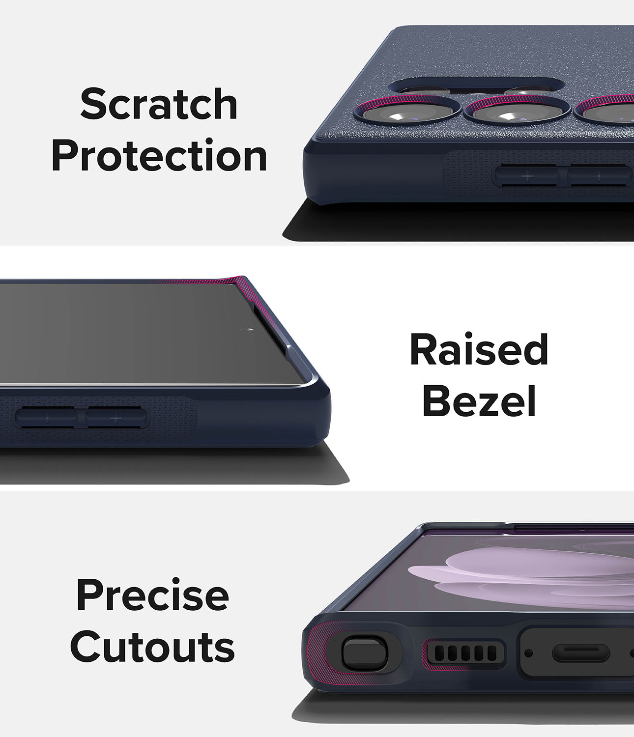 Galaxy S23 Ultra Case | Onyx - Navy - Scratch Protection. Raised Bezel. Precise Cutouts.