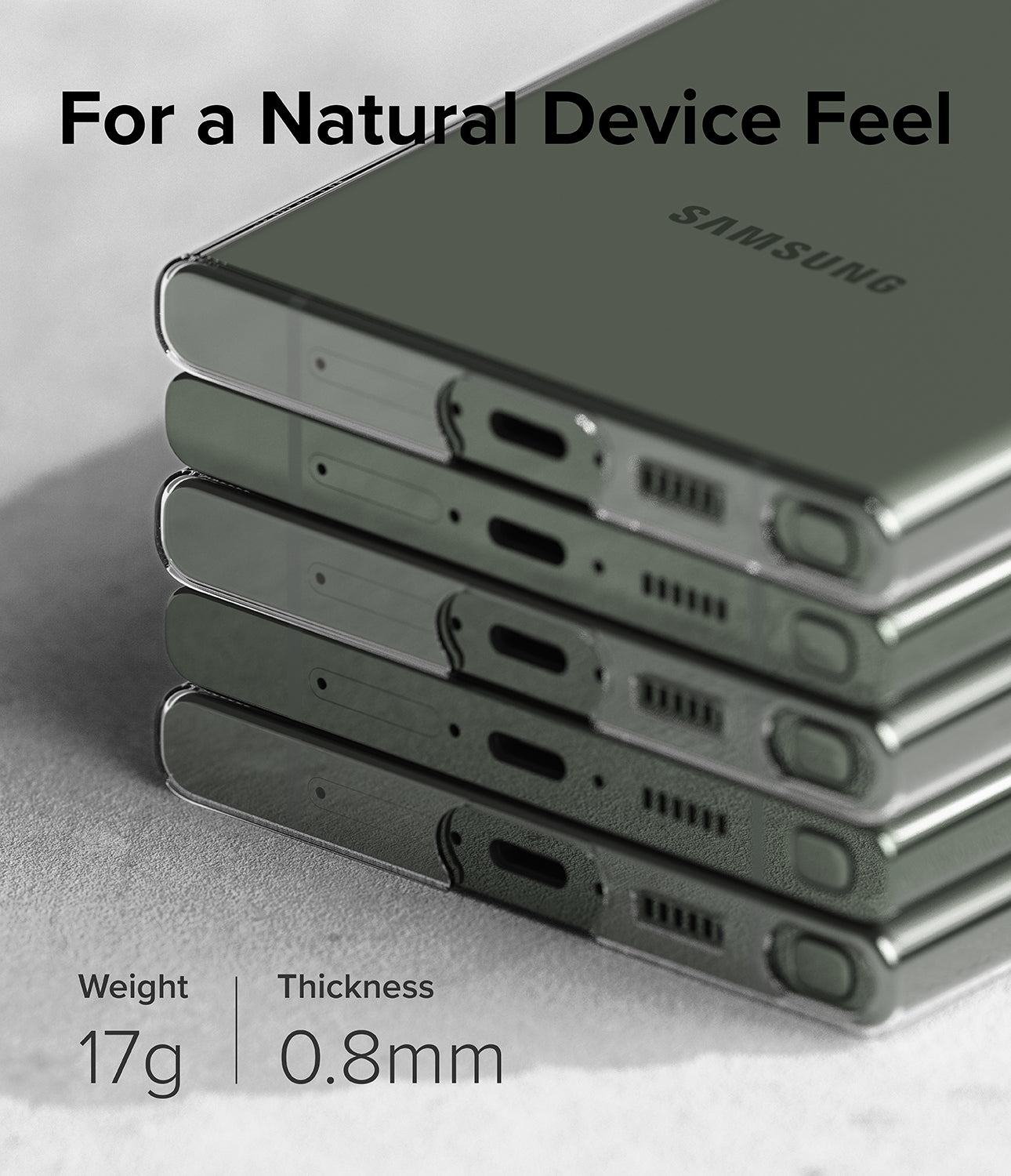 Galaxy S23 Ultra Case | Slim - Clear - For a Natural Device Feel.