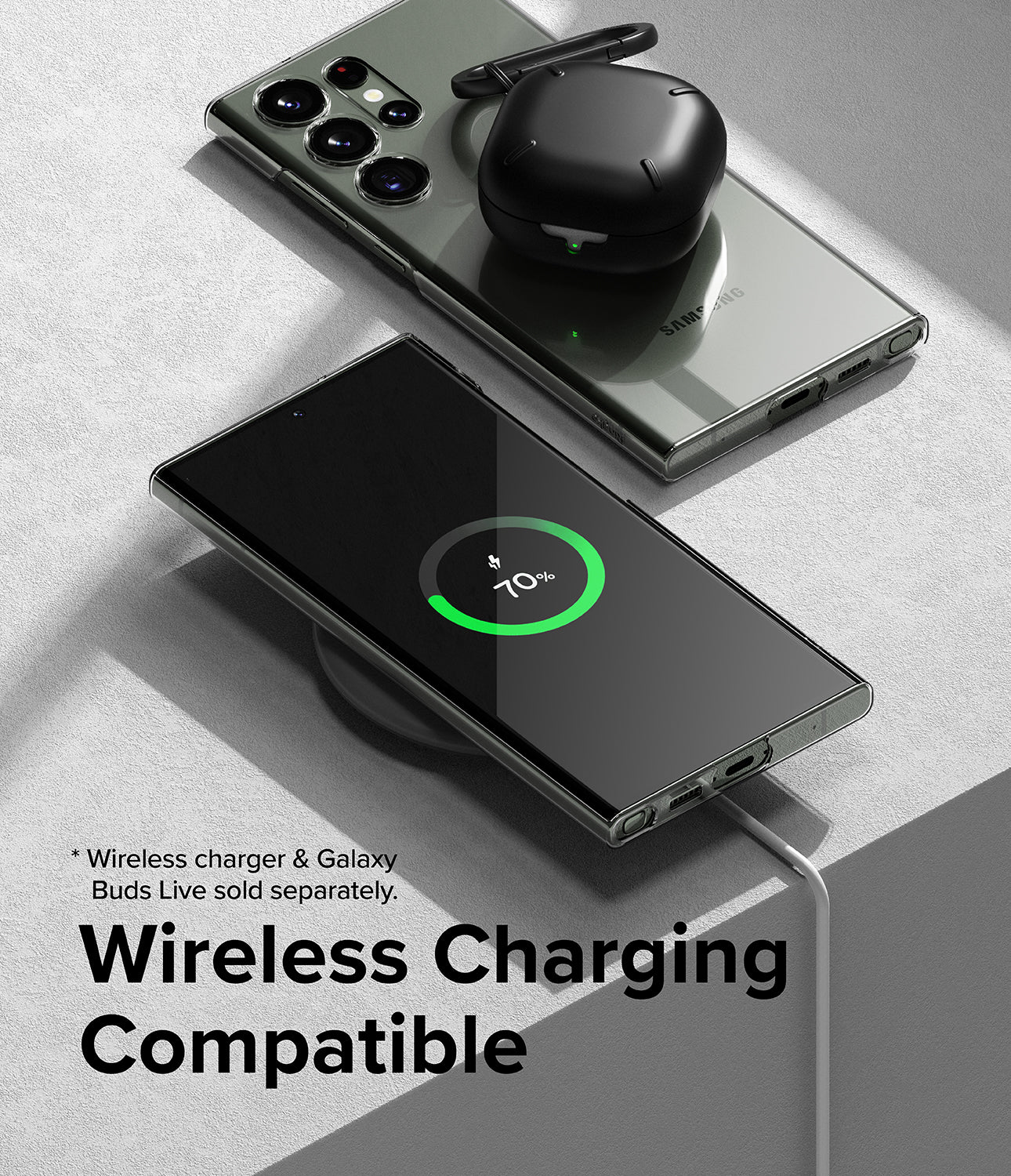 Galaxy S23 Ultra Case | Slim - Clear - Wireless Charging Compatible.