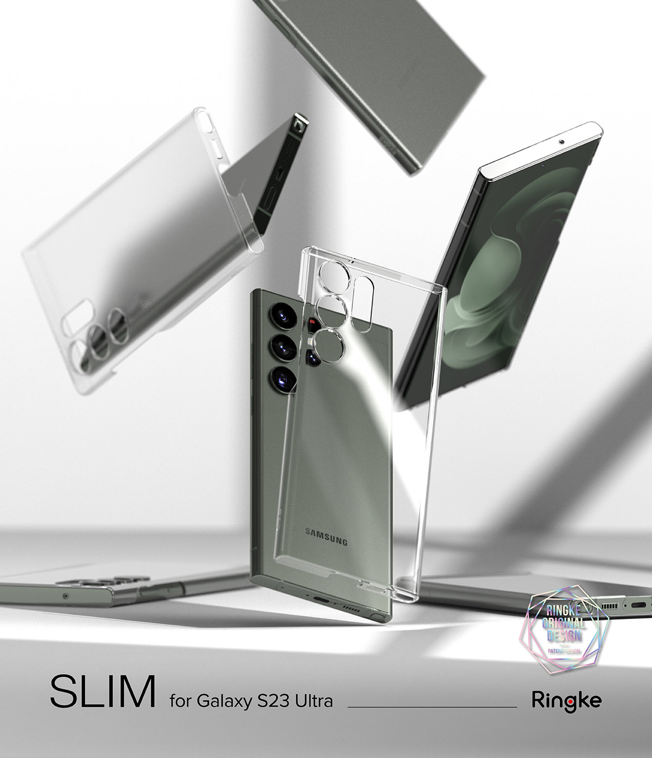 Galaxy S23 Ultra Case | Slim - Matte Clear - By Ringke