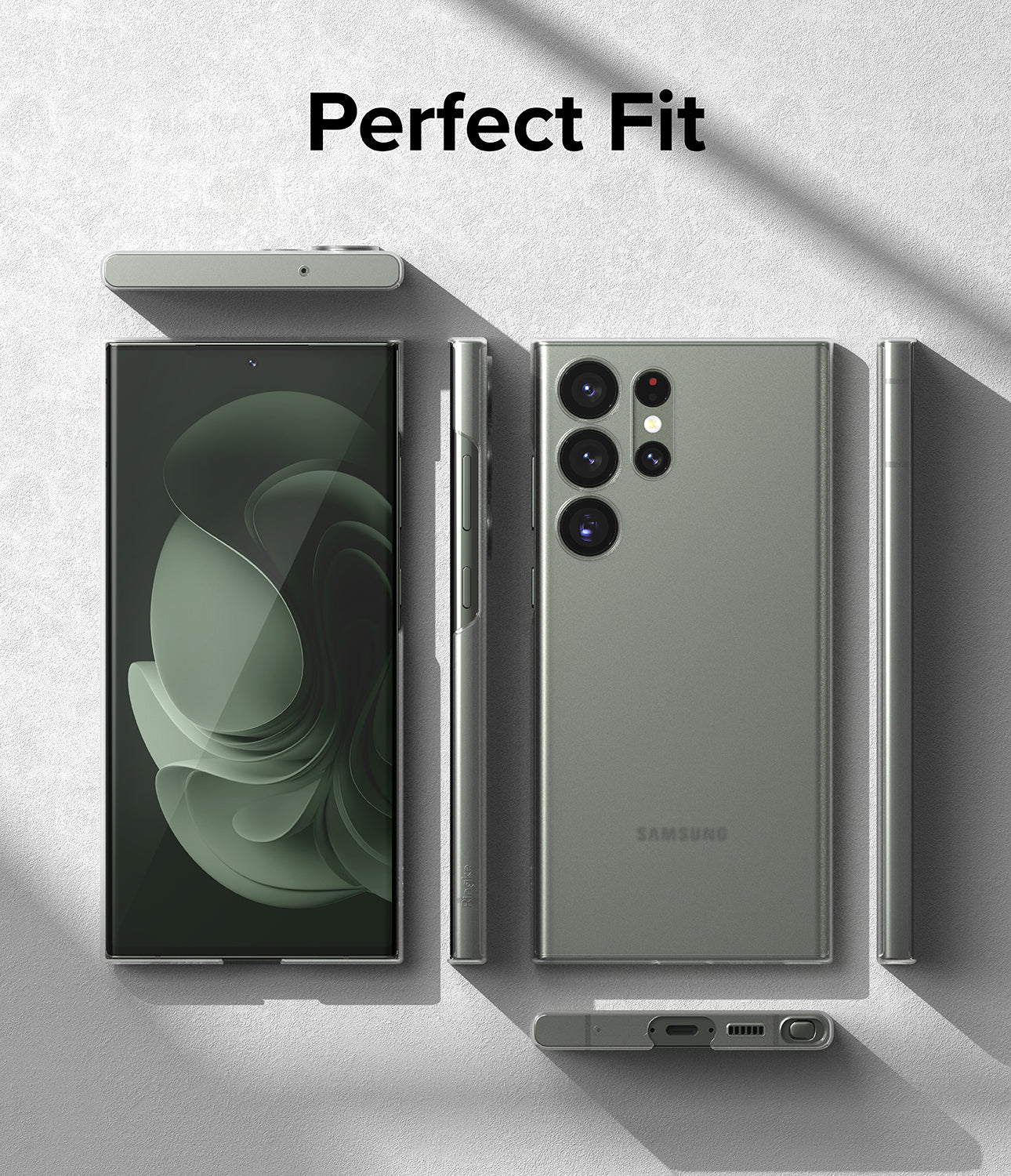 Galaxy S23 Ultra Case | Slim - Matte Clear - Perfect Fit.