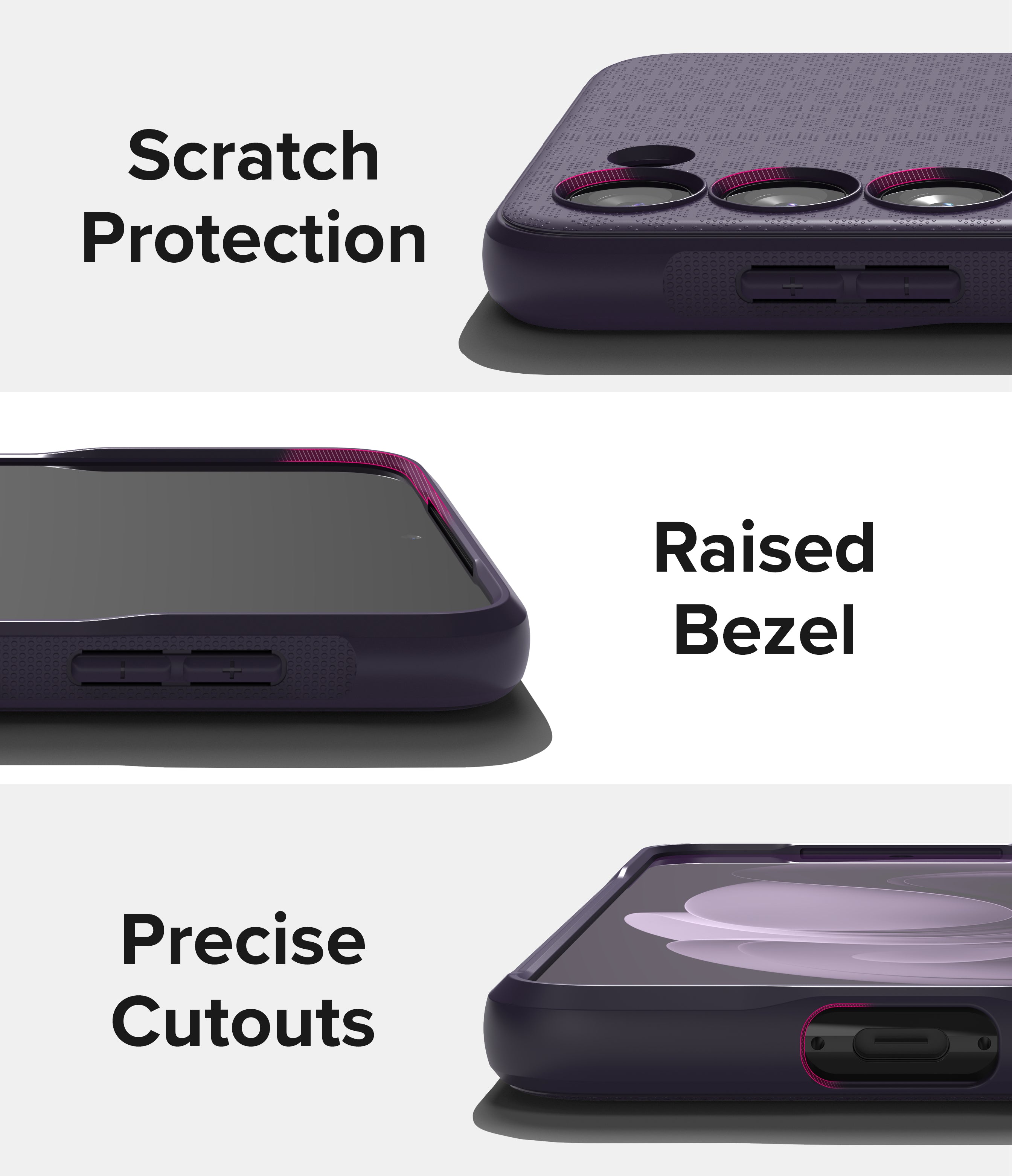 Galaxy S23 Plus Case | Onyx Deep Purple - Scratch Protection. Raised Bezel. Precise Cutouts.