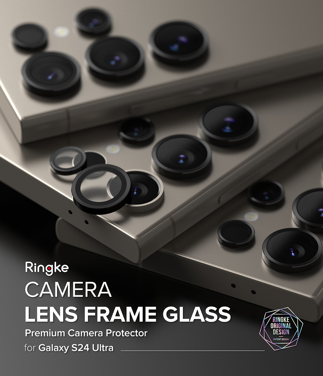 Galaxy S24 Ultra Lens Protector | Camera Lens Frame Glass - By Ringke