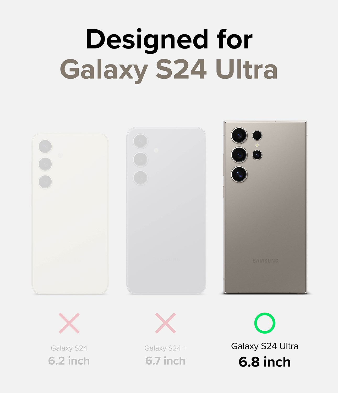 Galaxy S24 Ultra Case | Fusion-X - Black - Designed for Galaxy S24 Ultra