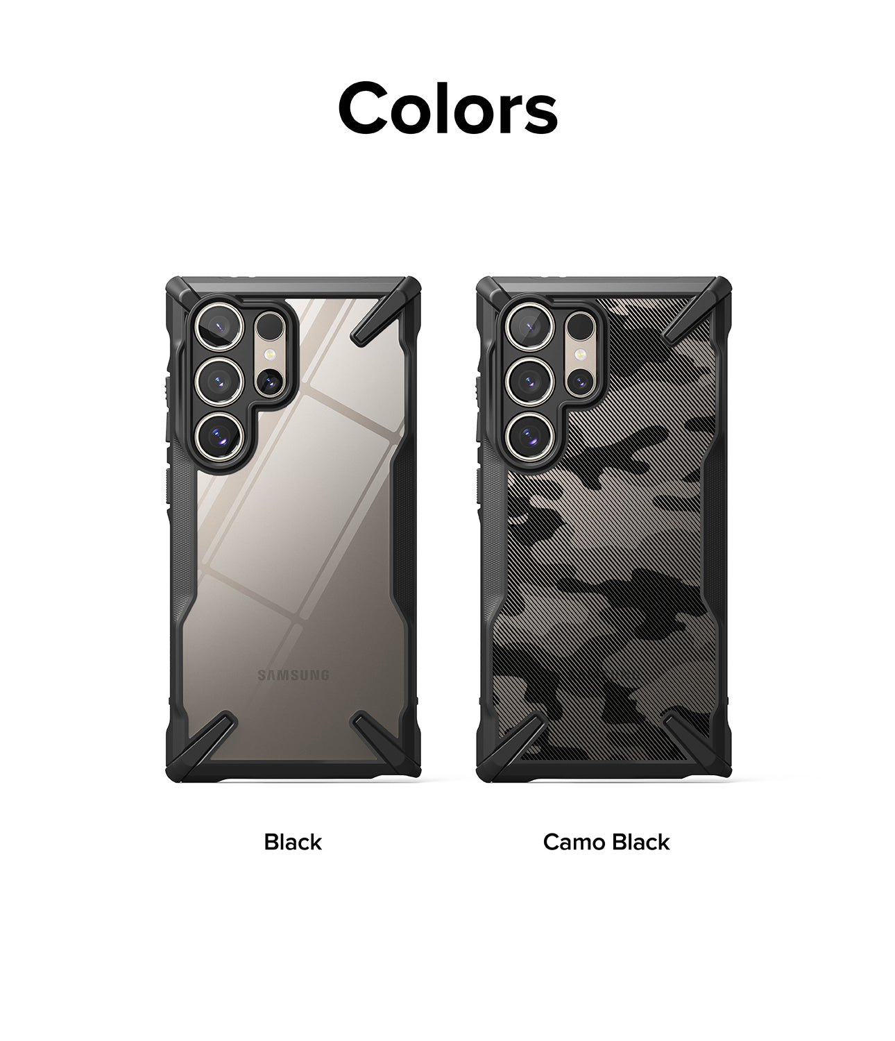 Galaxy S24 Ultra Case | Fusion-X - Black - Colors