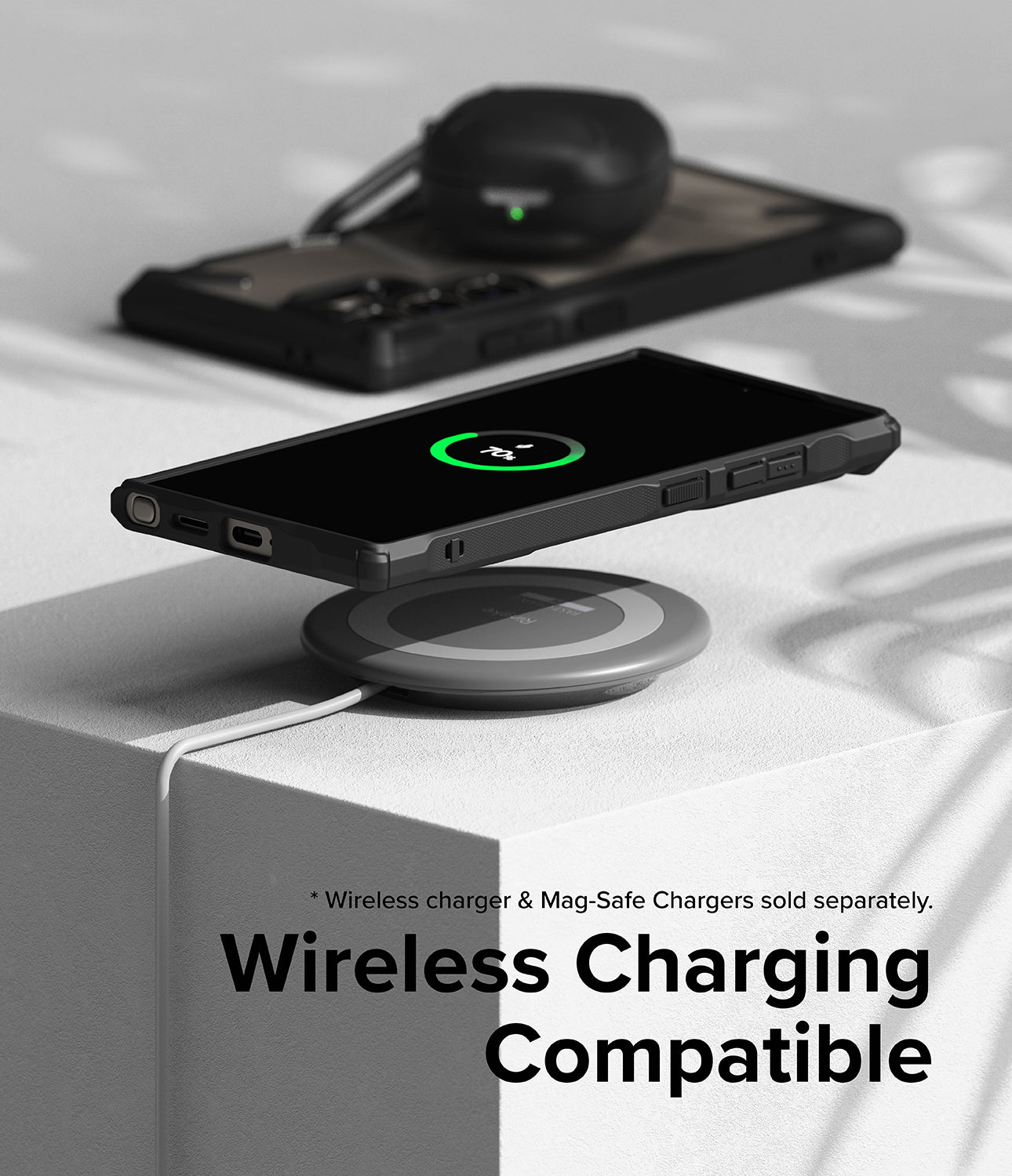 Galaxy S24 Ultra Case | Fusion-X - Black - Wireless Charging Compatible