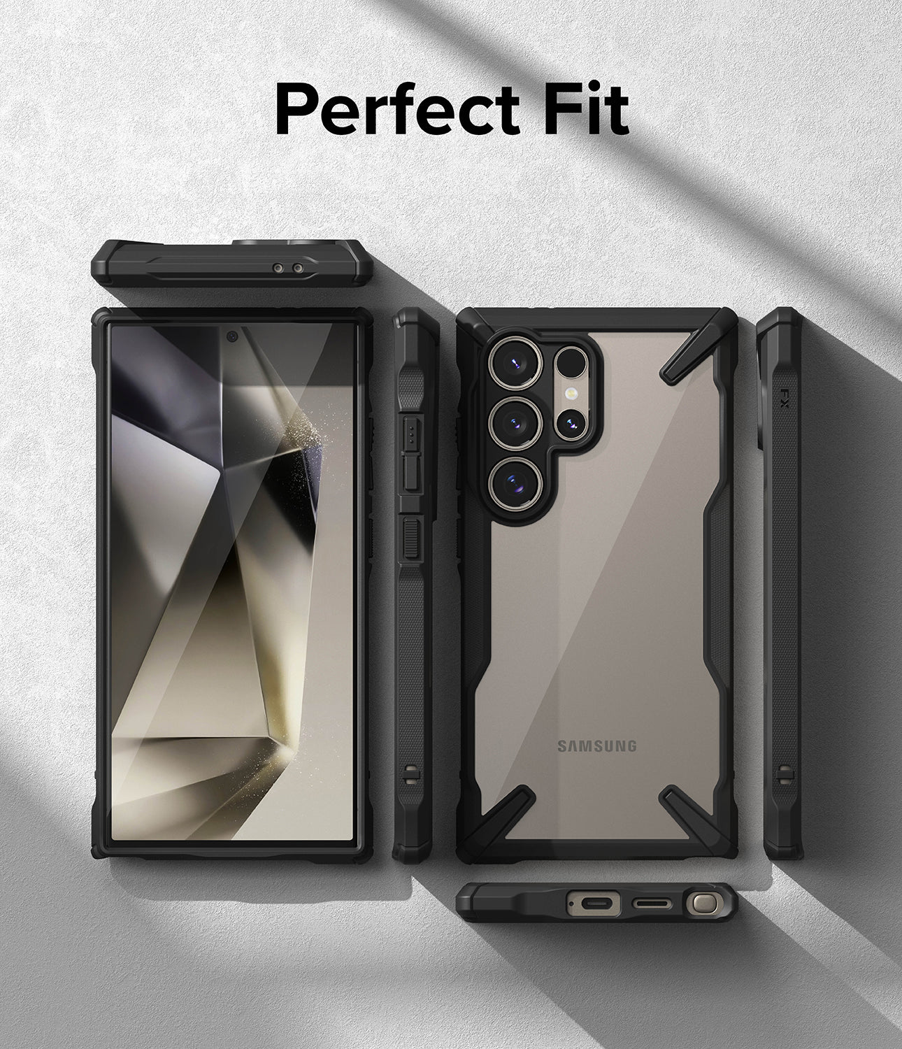 Galaxy S24 Ultra Case | Fusion-X - Black - Perfect Fit